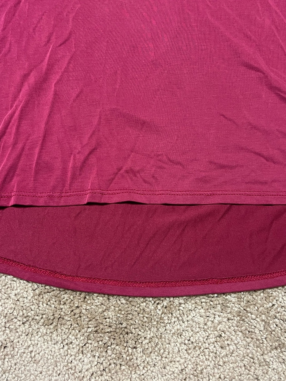 Alyx Cold-Shoulder Short Sleeve Top - Raspberry - Picture 2 of 4